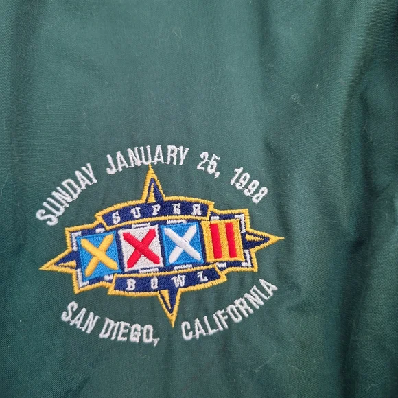 Vintage STARTER  Green Bay Packer Super Bowl Embroidered Jacket - Picture 2 of 4